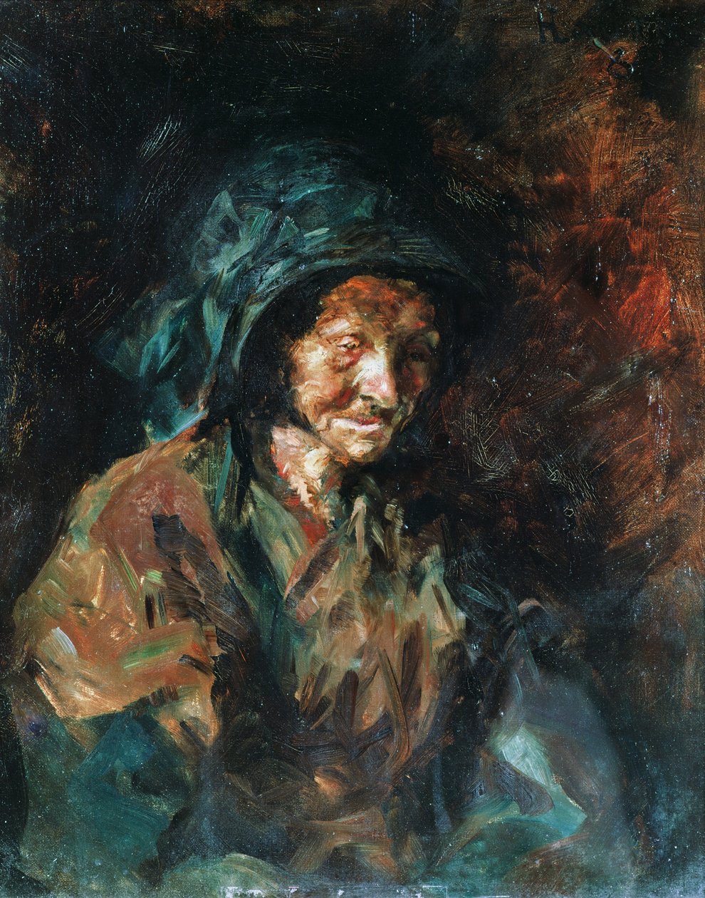 Stará žena známá jako „rak“ z regionu Le Bosc, 1882 od Henri de Toulouse Lautrec