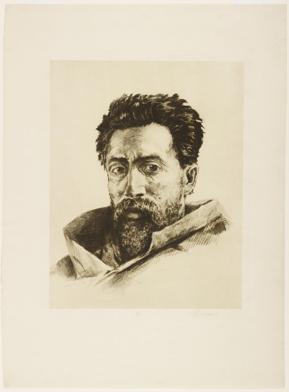 A Striker, kolem roku 1888 (lept a ruleta) od Henri Charles Guérard