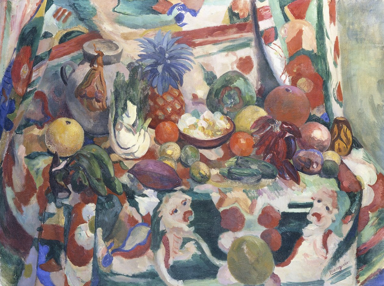 Exotické zátiší (Grapefruit); Exotické zátiší (Grapfruit) od Henri Charles Manguin