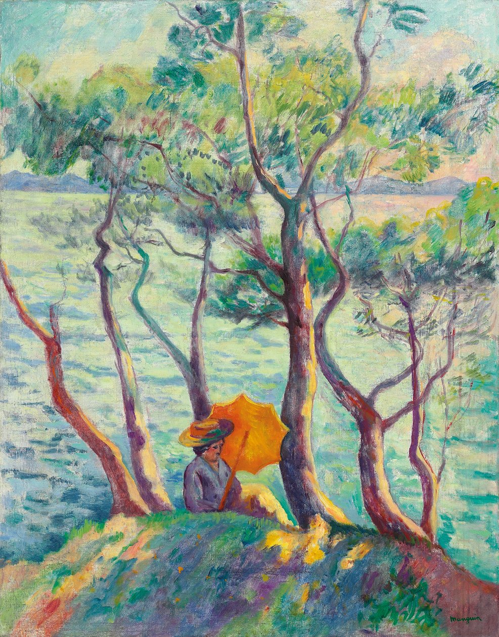 Jeanne na Parasol, Cavaliere od Henri Charles Manguin