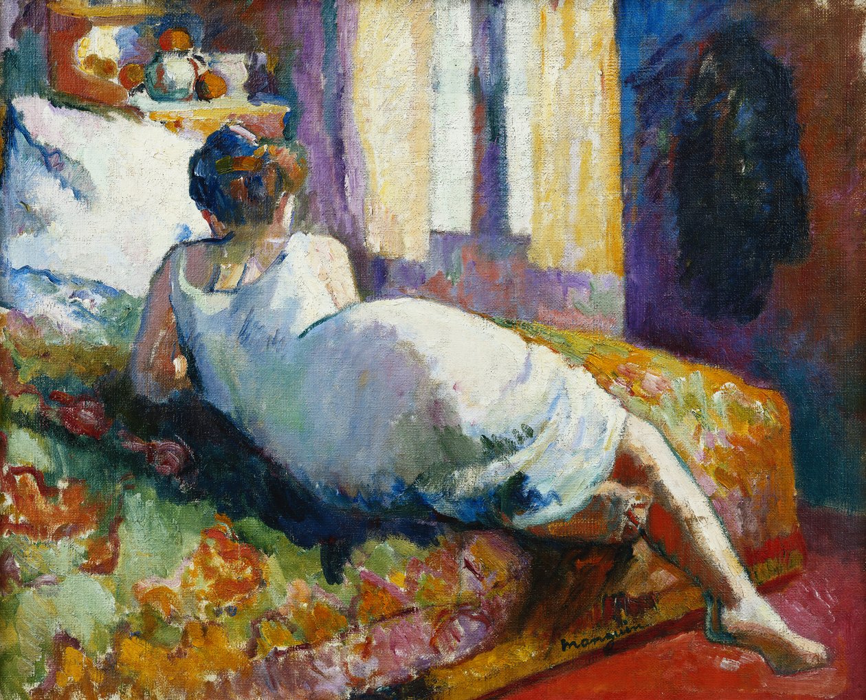 Jeanne v košili od Henri Charles Manguin