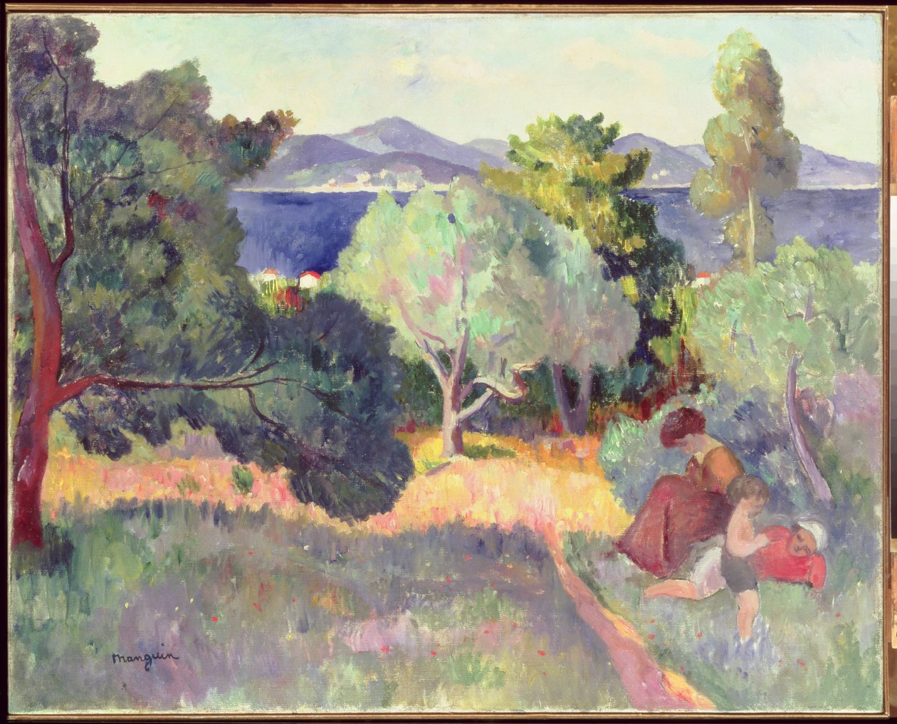 Cesta v Saint-Tropez od Henri Charles Manguin