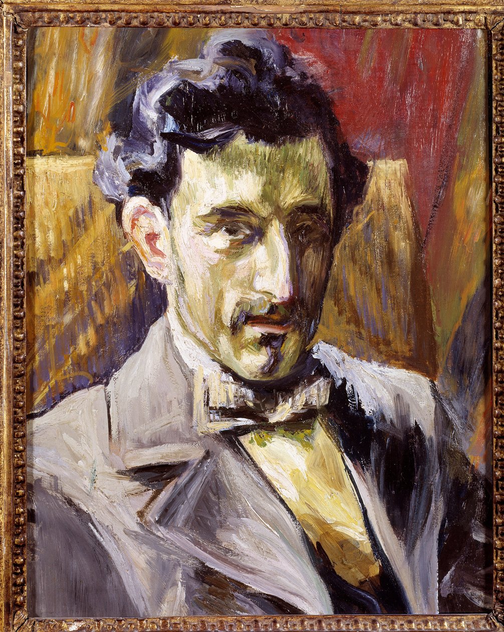 Portrét skladatele Maurice Ravela (1875-1937) Obraz Henriho Manguina (1874-1949) 1903 Ne. 0,43x034 m Paříž, musee national d
