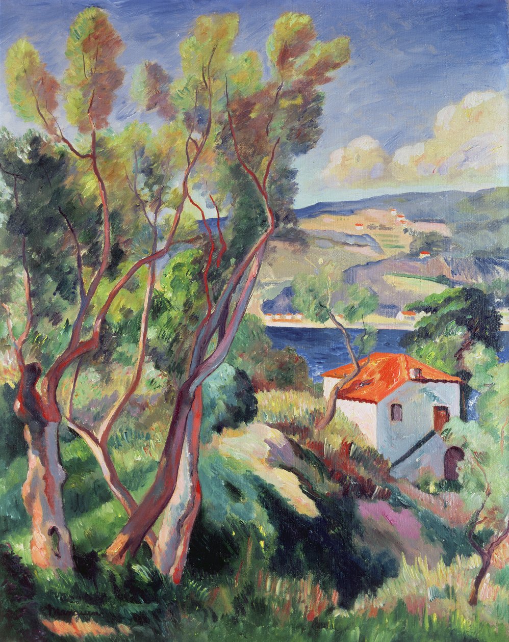 Cesta do Villefranche od Henri Charles Manguin