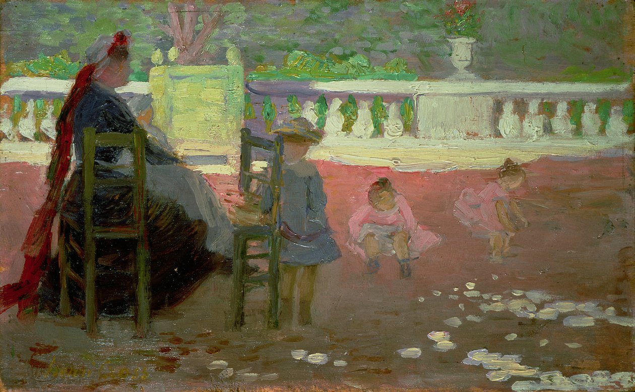 V Lucemburských zahradách od Henri Edmond Cross