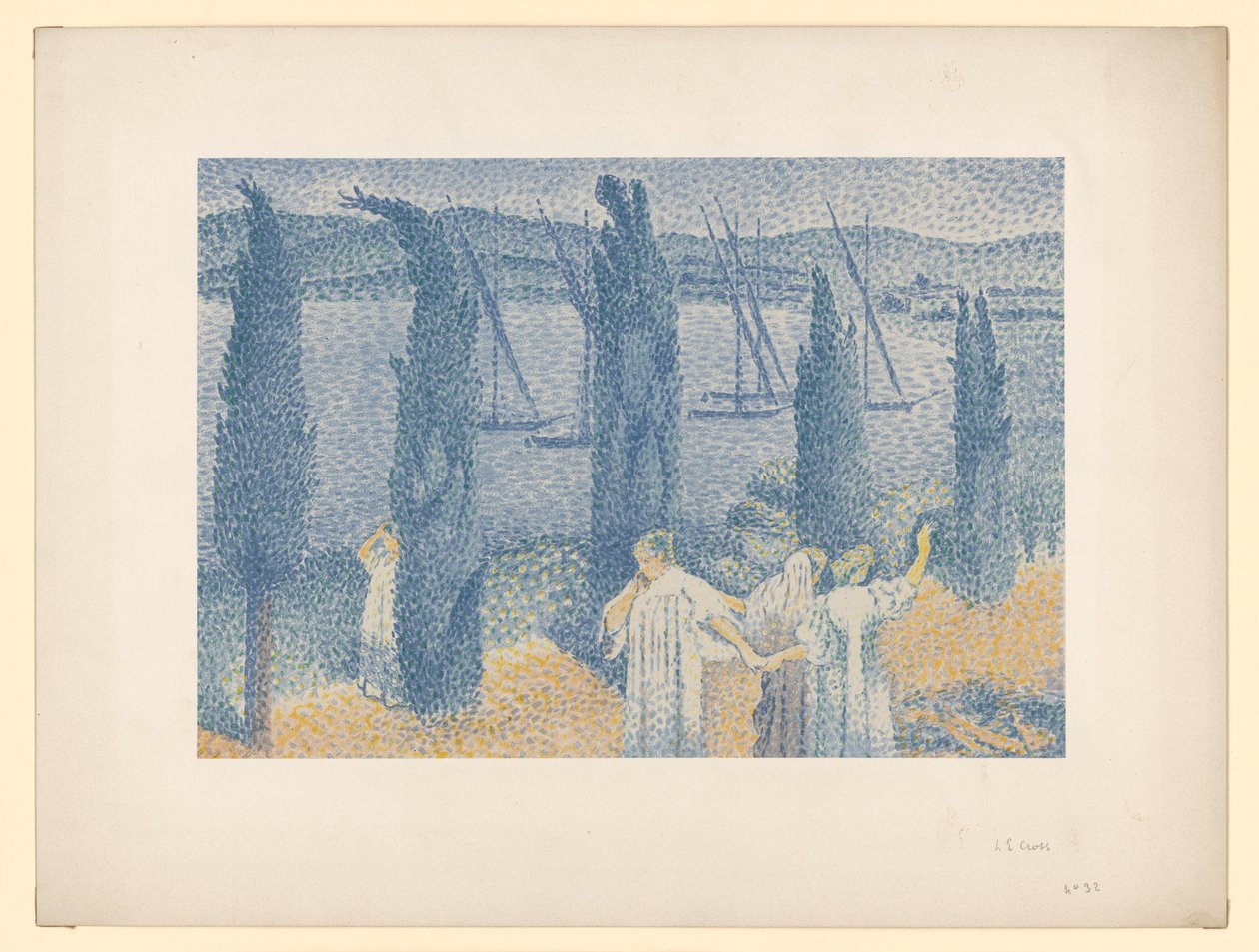 Ženy na procházce (z: A. Vollard: Les Peintre-Graveurs, Paříž 1896/97) od Henri-Edmond Cross