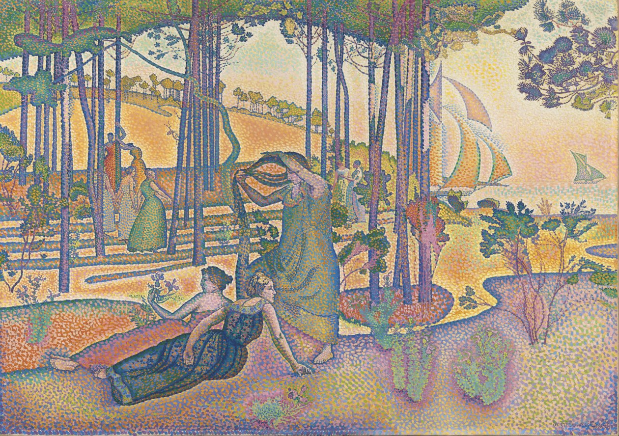 Večerní vzduch od Henri-Edmond Cross