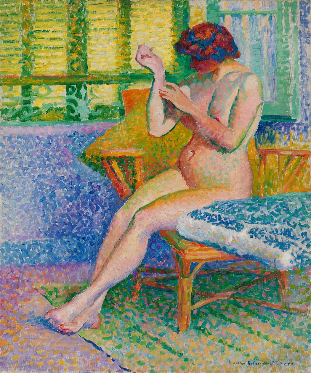 Modelka od Henri-Edmond Cross