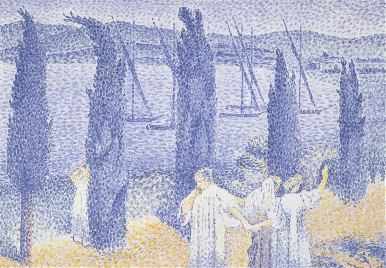Promenáda od Henri-Edmond Cross
