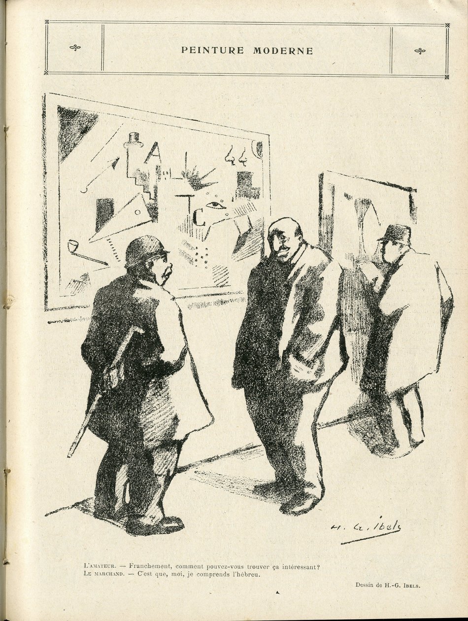 Ilustrace H. G. Ibels (1867-1936) v Le Rire, 4. 2. 22 - Moderní malba - Umění, Antisemitismus, Avantgarda - Žid od Henri Gabriel Ibels