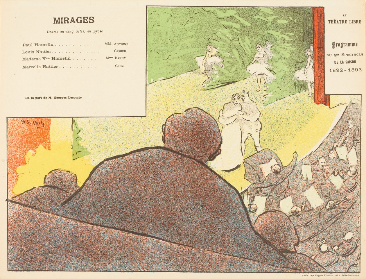 Fata Morgana od Henri-Gabriel Ibels