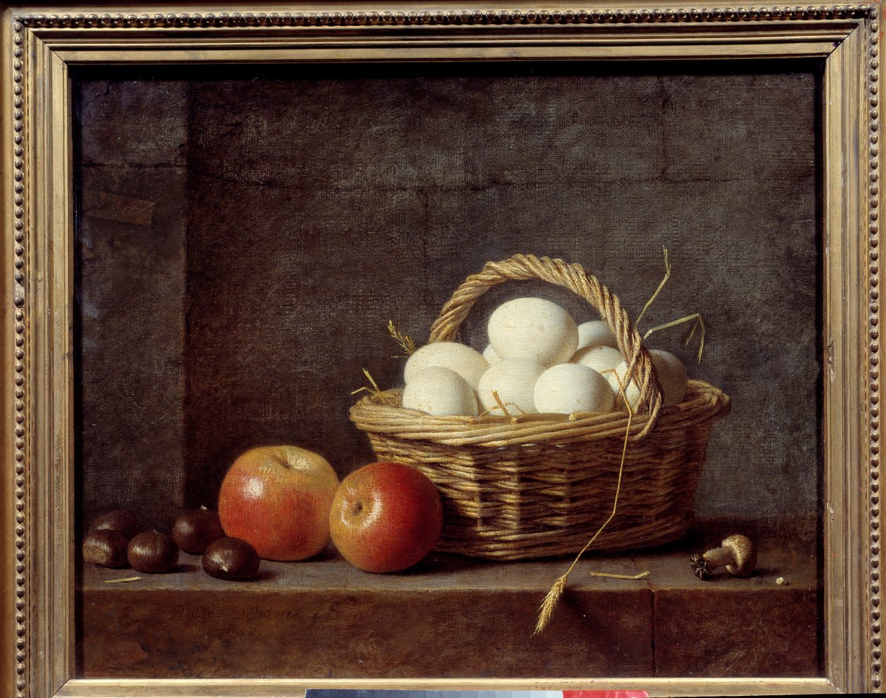 Košíček na vejce. Obraz Rolanda Delaporteho (1724 - 1793) od Henri Horace Roland Delaporte