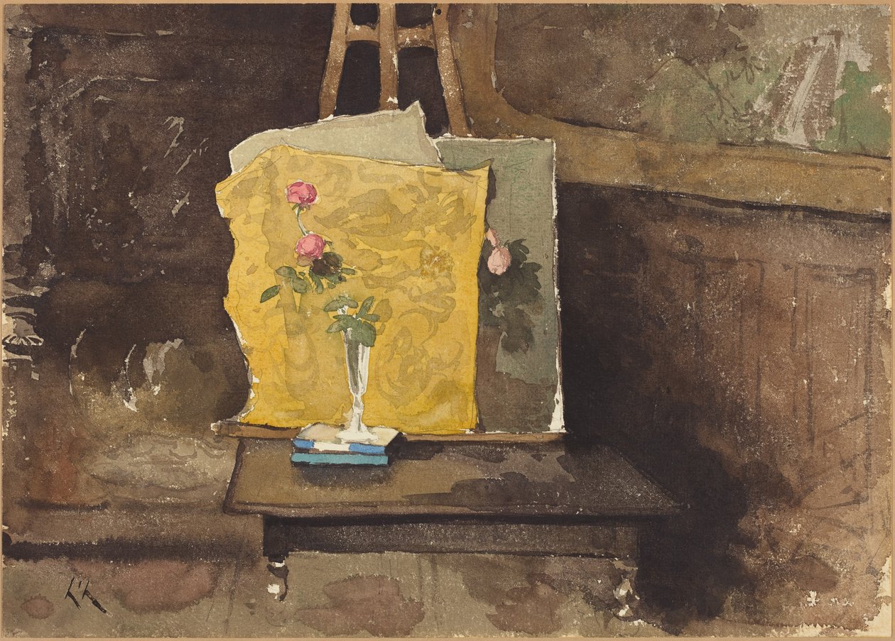 Kout v ateliéru od Henri-Joseph Harpignies