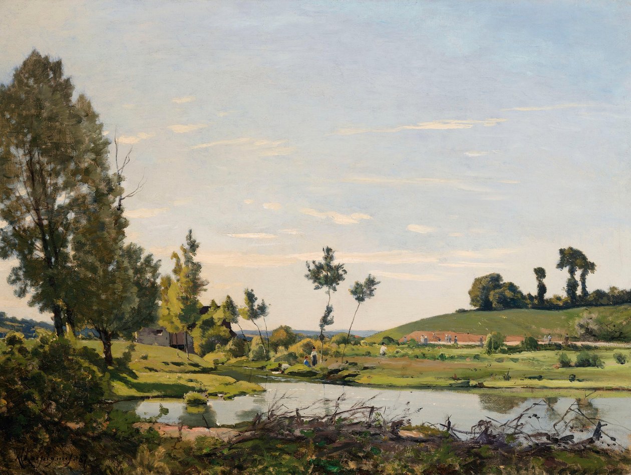 Scéna u řeky od Henri-Joseph Harpignies