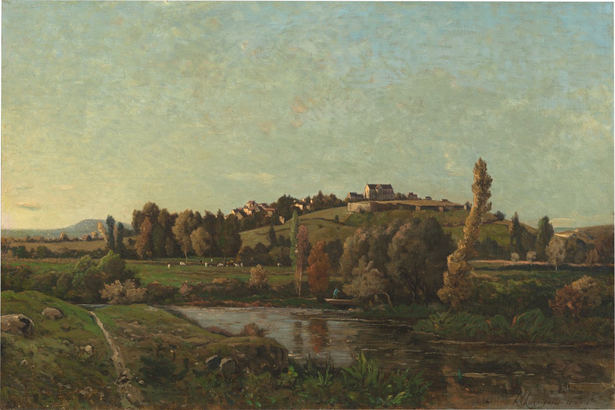 Krajina v Auvergne od Henri-Joseph Harpignies