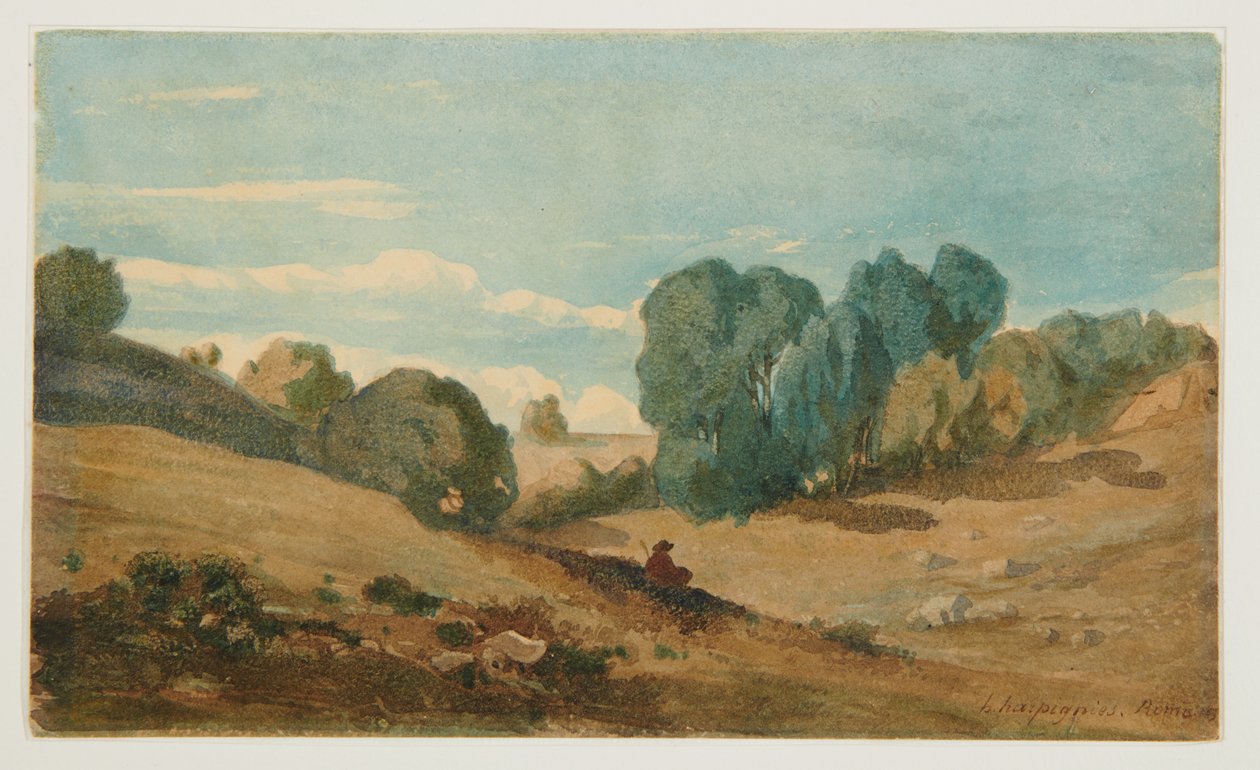 Pohled poblíž Říma od Henri Joseph Harpignies