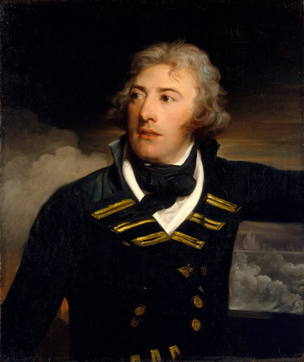 Kapitán Joseph Sydney Yorke (1768-1831), asi 1787-95 (olej na plátně) od Henri Pierre Danloux