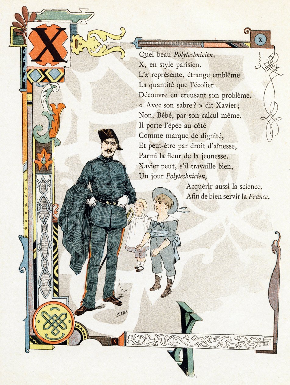 Ilustrace k "Abecedě dobrých příkladů", cca 1890 (rytina) od Henri (1858 1924) Gray