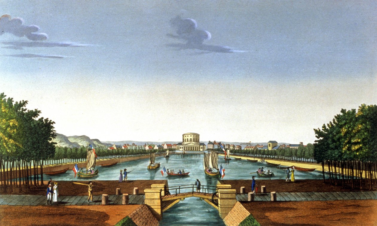 Paříž, povodí Villette od Henri (after) Courvoisier Voisin