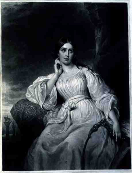 Madame Malibran v roli Desdemony, vyryl Charles Turner (1773-1857), kolem 30. let 19. století (rytina) od Henri (after) Decaisne