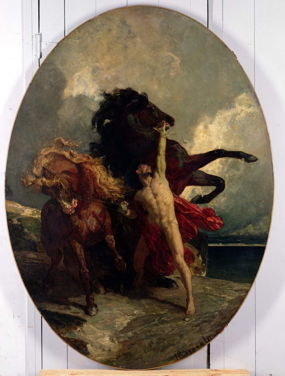 Automedon s Achilleovými koňmi od Henri Alexandre Georges Regnault