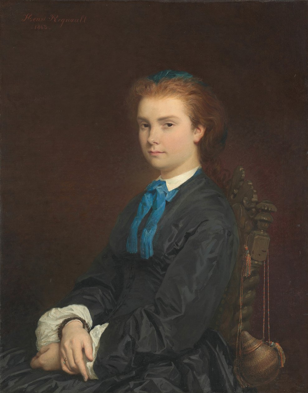Portrét mladé ženy, 1863. od Henri Alexandre Georges Regnault