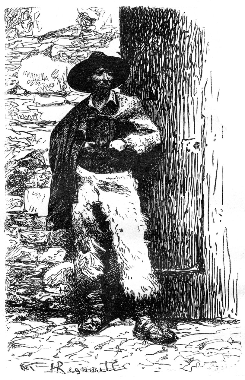 Pastýř italského venkova, 19. století od Henri Alexandre Georges Regnault