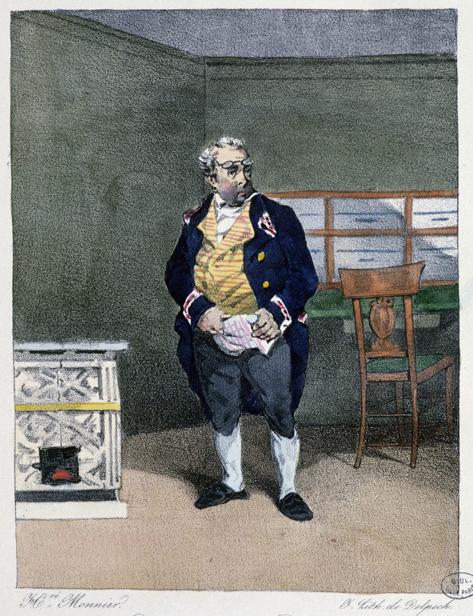 Kancelářský chlapec - v ""Administrativních zvyklostech"" od Henriho Monniera od Henri Bonaventure Monnier
