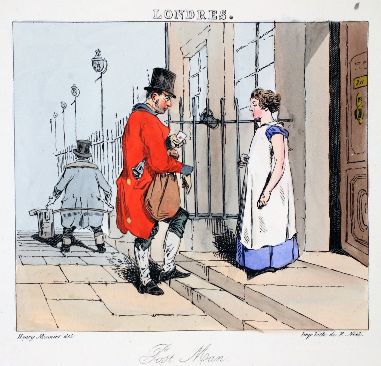 Post Man, ilustrace z 