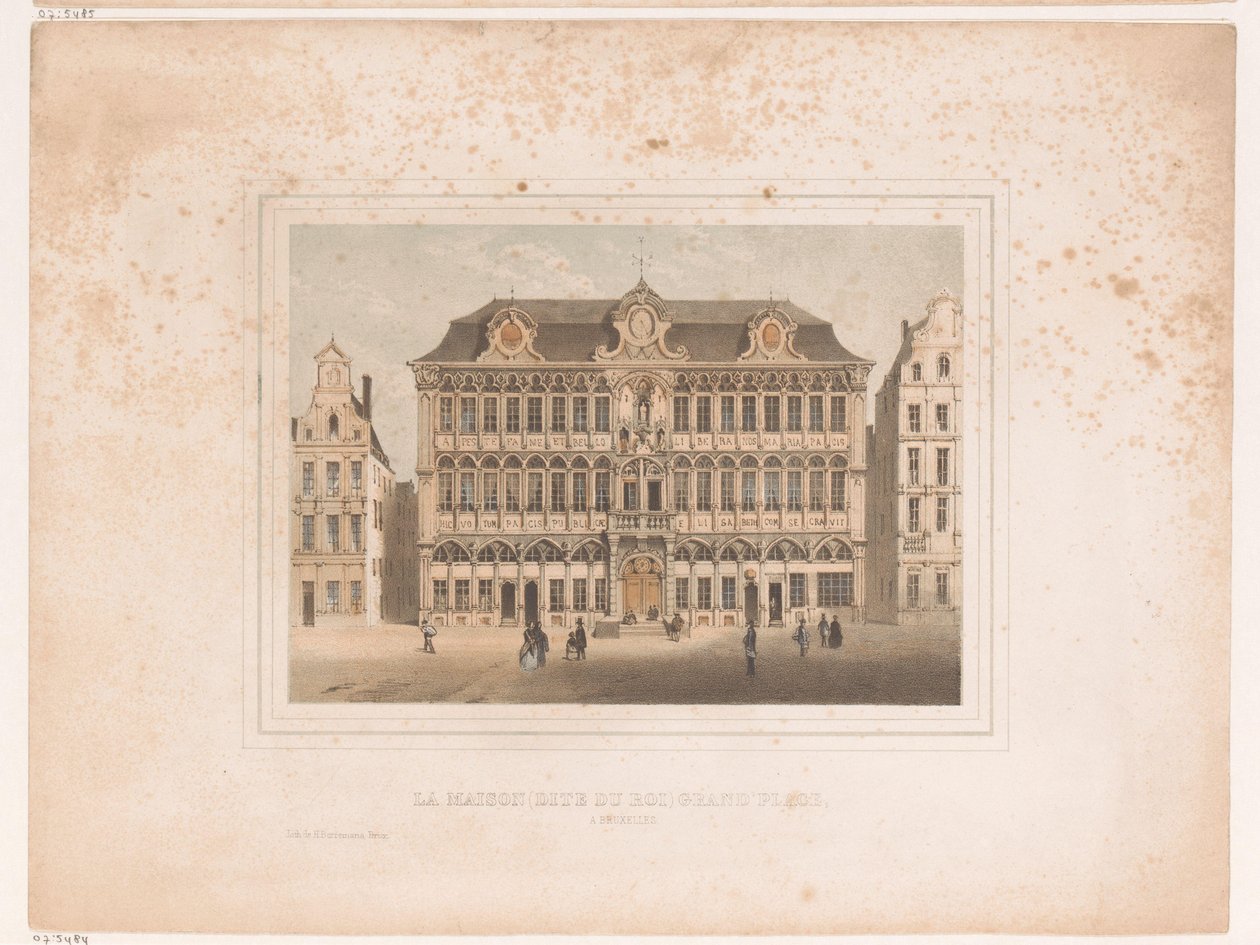 Gezicht op Maison Grand Place te Brussel Dům (známý jako královský) Grand