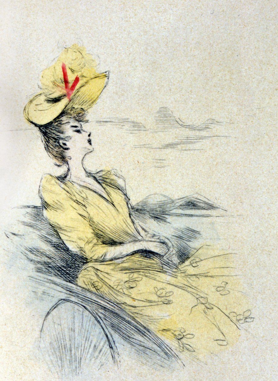 Žena snící od Henri Boutet