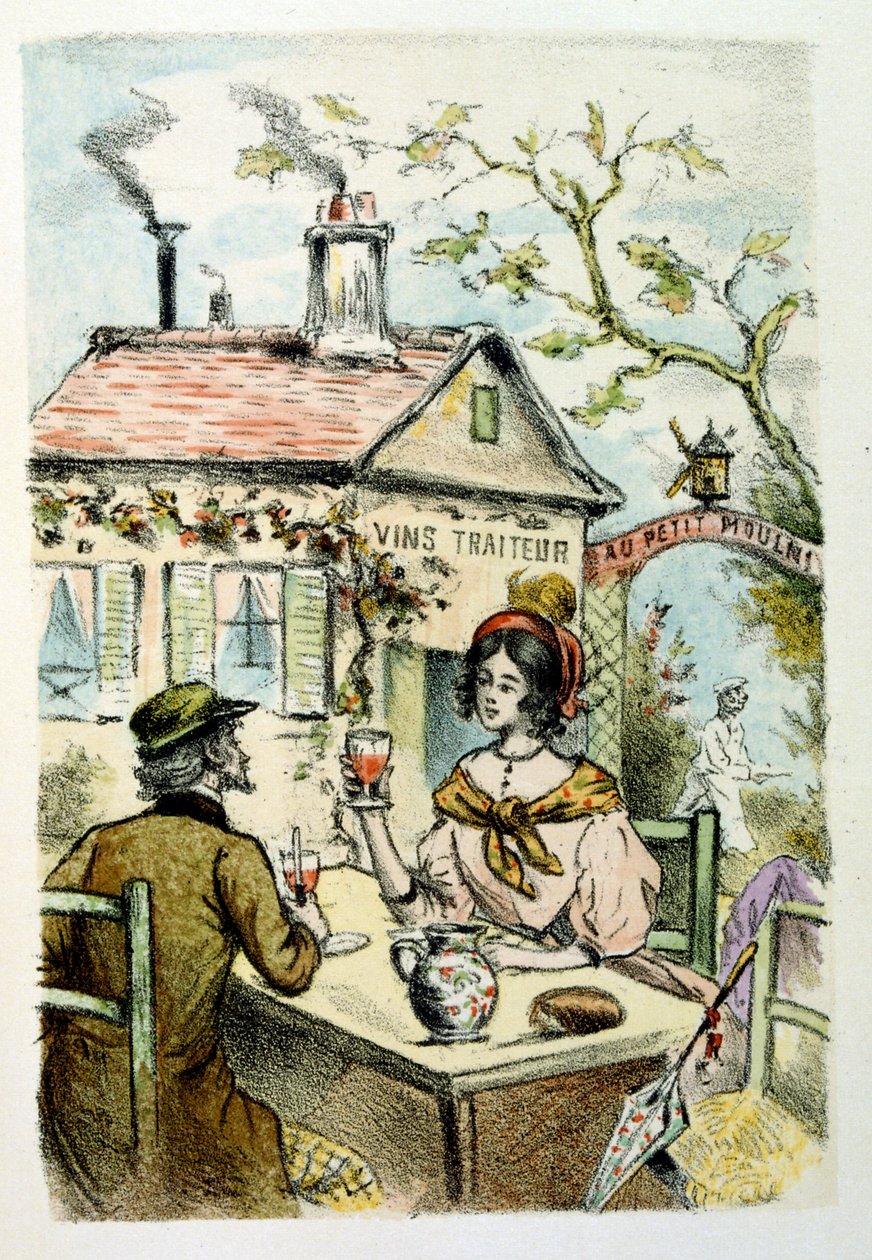 Ilustrace Henriho Bouteta pro „Francine