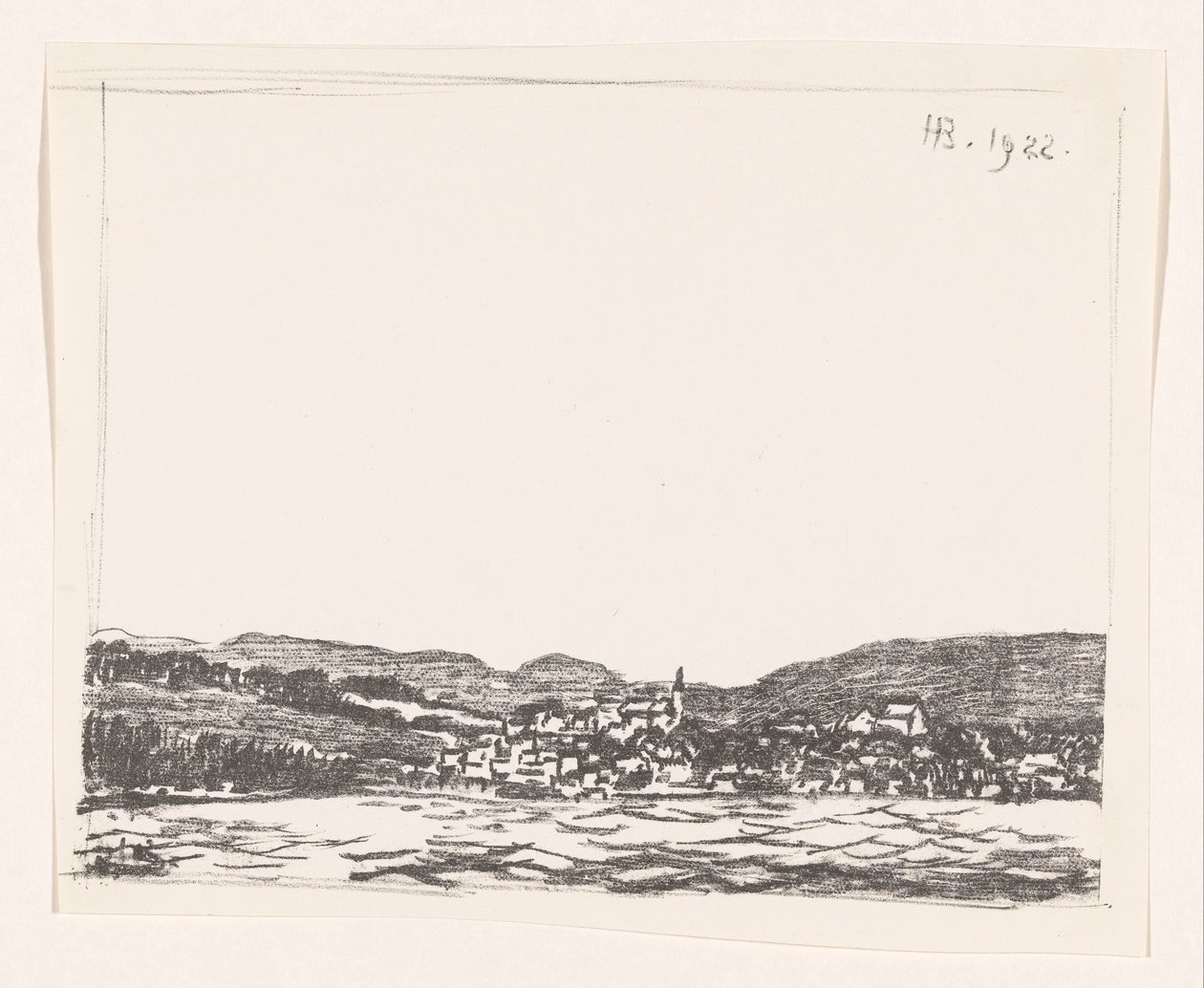 Místo u Starnberger See od Henri Braakensiek