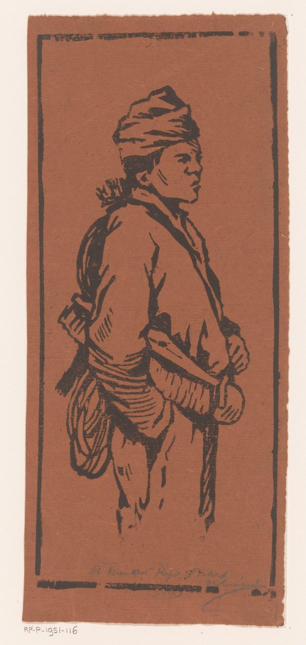 kominík od Henri Charles Guérard (signed by artist)