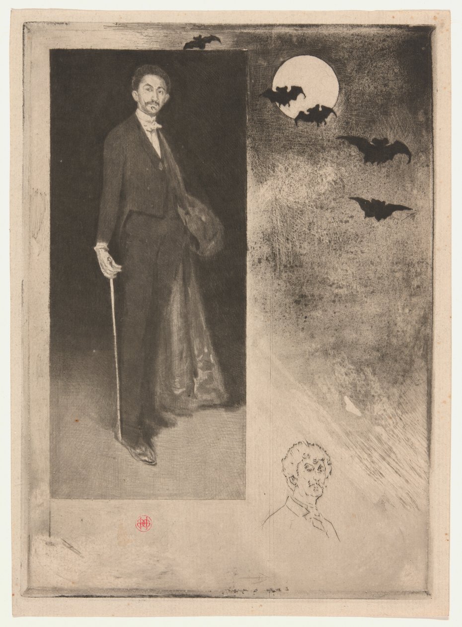 hrabě Robert de Montesquiou-Fezensac od Henri Charles Guérard