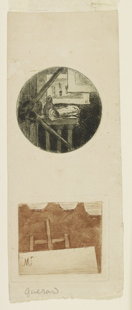 Místo Card od Henri Charles Guérard