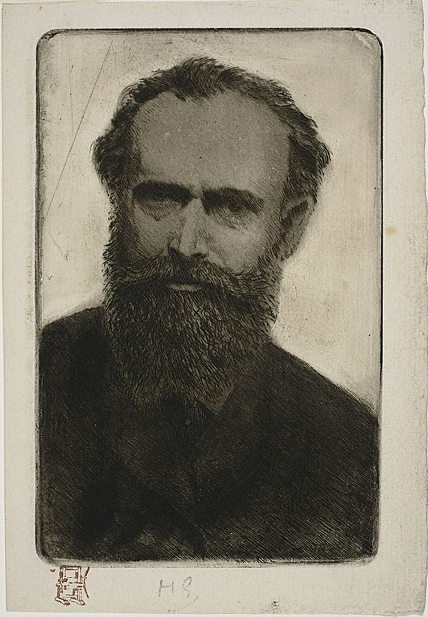 Portrét Maneta od Henri Charles Guérard