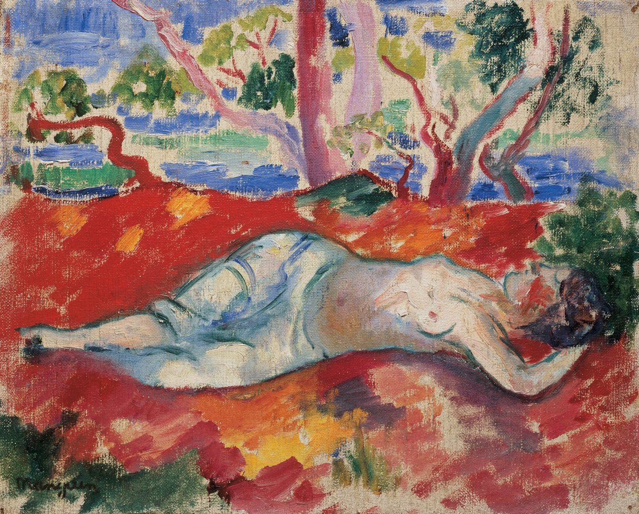 Spící žena, 1906 od Henri Charles Manguin