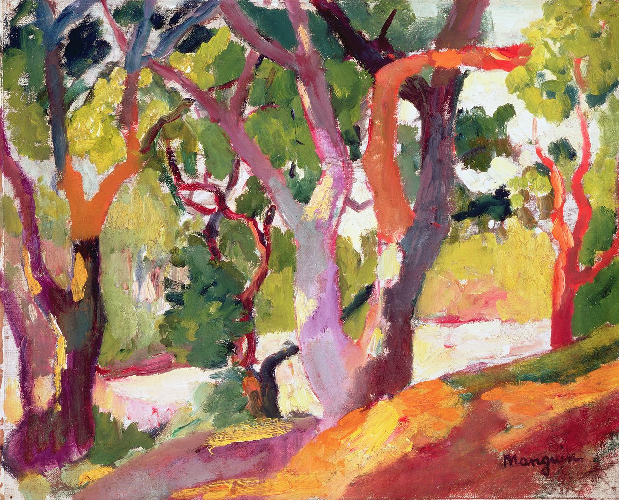 Stromy (olej na plátně) od Henri Charles Manguin
