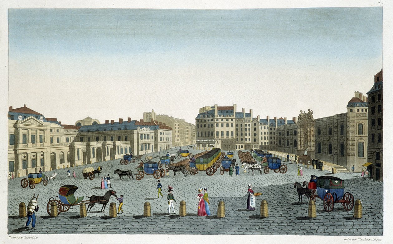 Pohled na Palais Royal a Chateau d