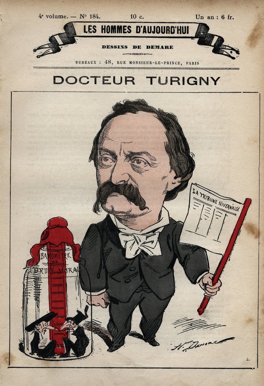 Karikatura Jeana Prospera Turignyho 1822-1905 z 