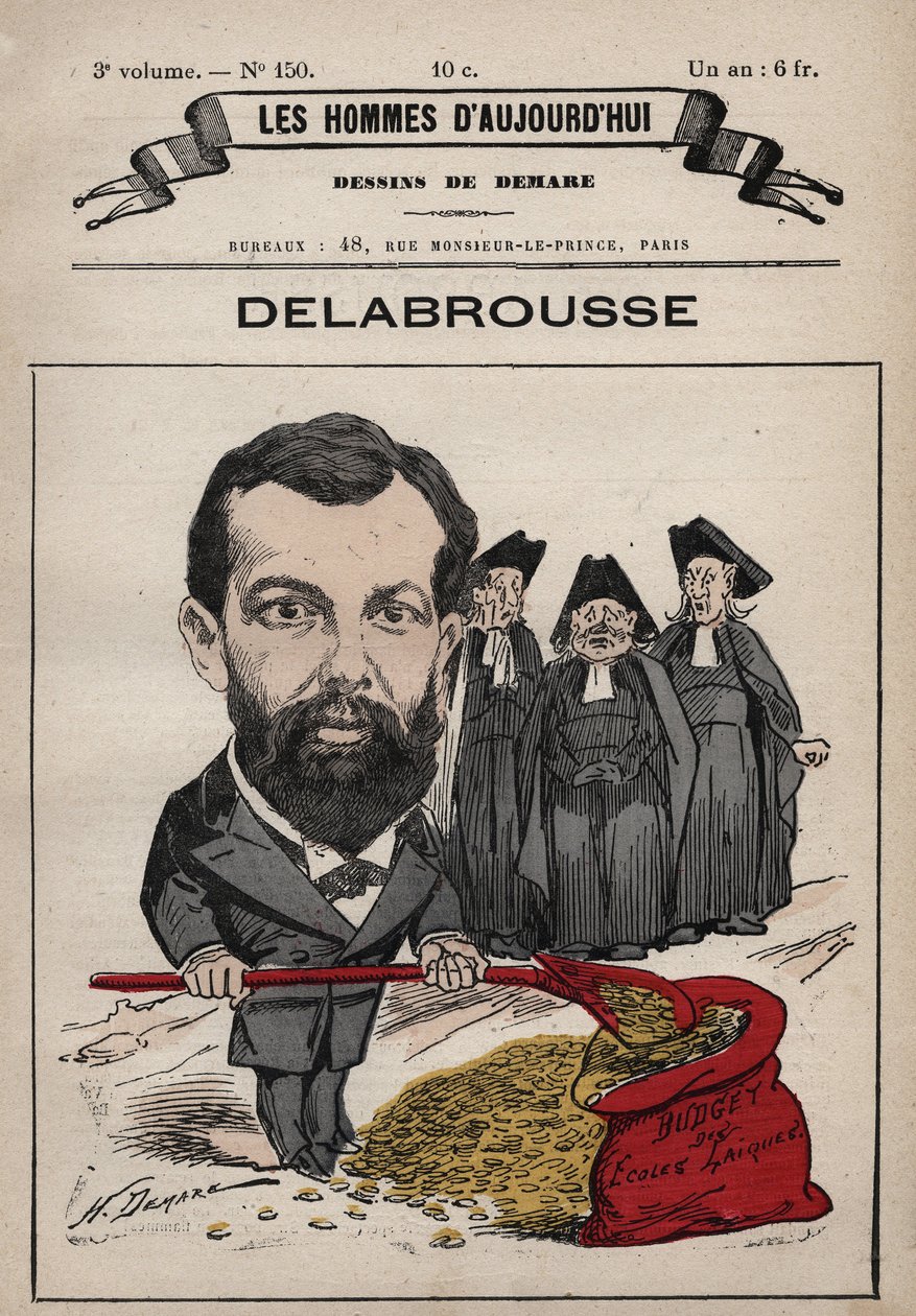 Karikatura Luciena Delabrousse z 
