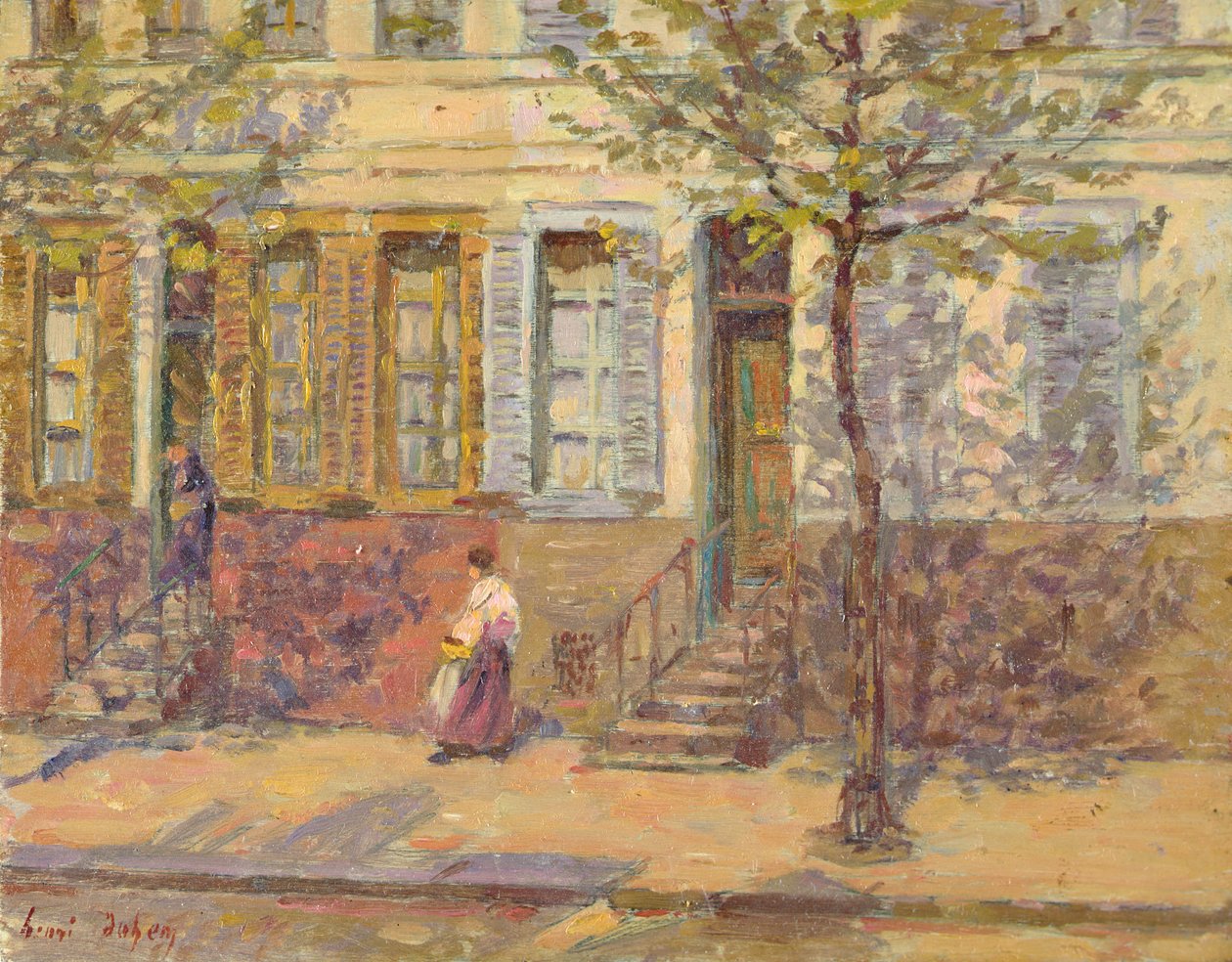 Pouliční scéna, 1912 od Henri Duhem