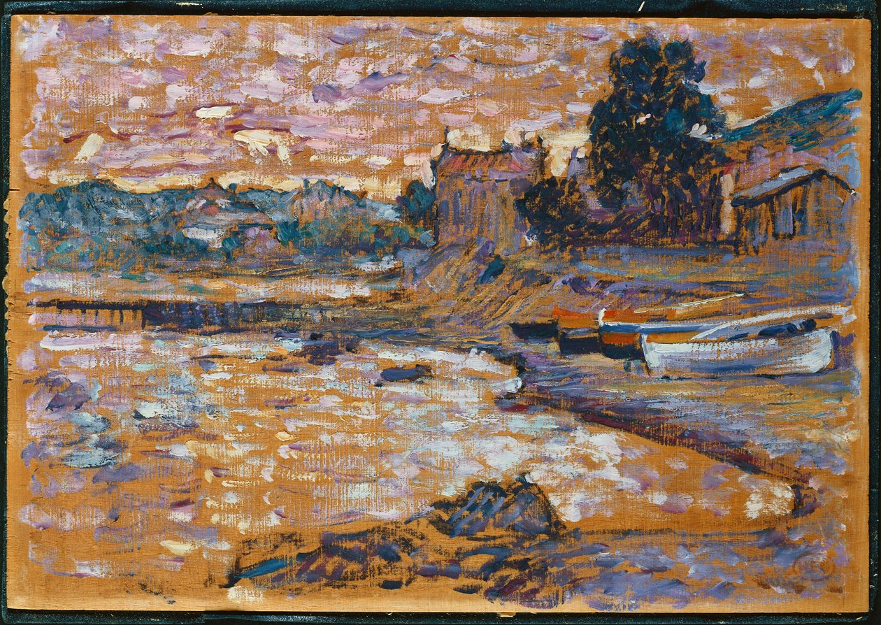 Plážové čluny v Lavandou, 1908-09 od Henri Edmond Cross