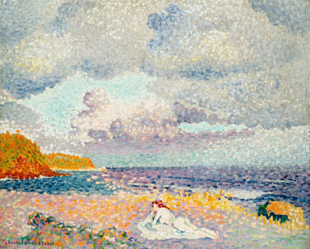 Před bouřkou od Henri Edmond Cross