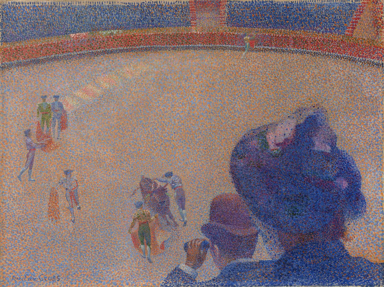 Course de taureaux, 1891-1892. od Henri Edmond Cross