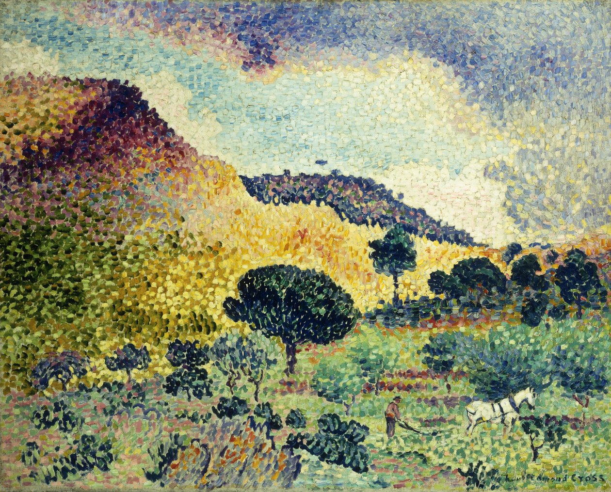 The Chain of Moors, červen 1906-duben 1907 od Henri Edmond Cross