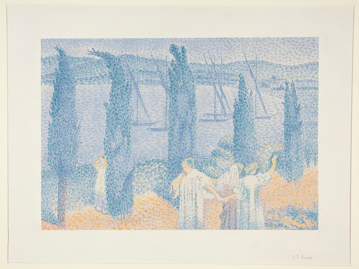 Chůze od Henri Edmond Cross