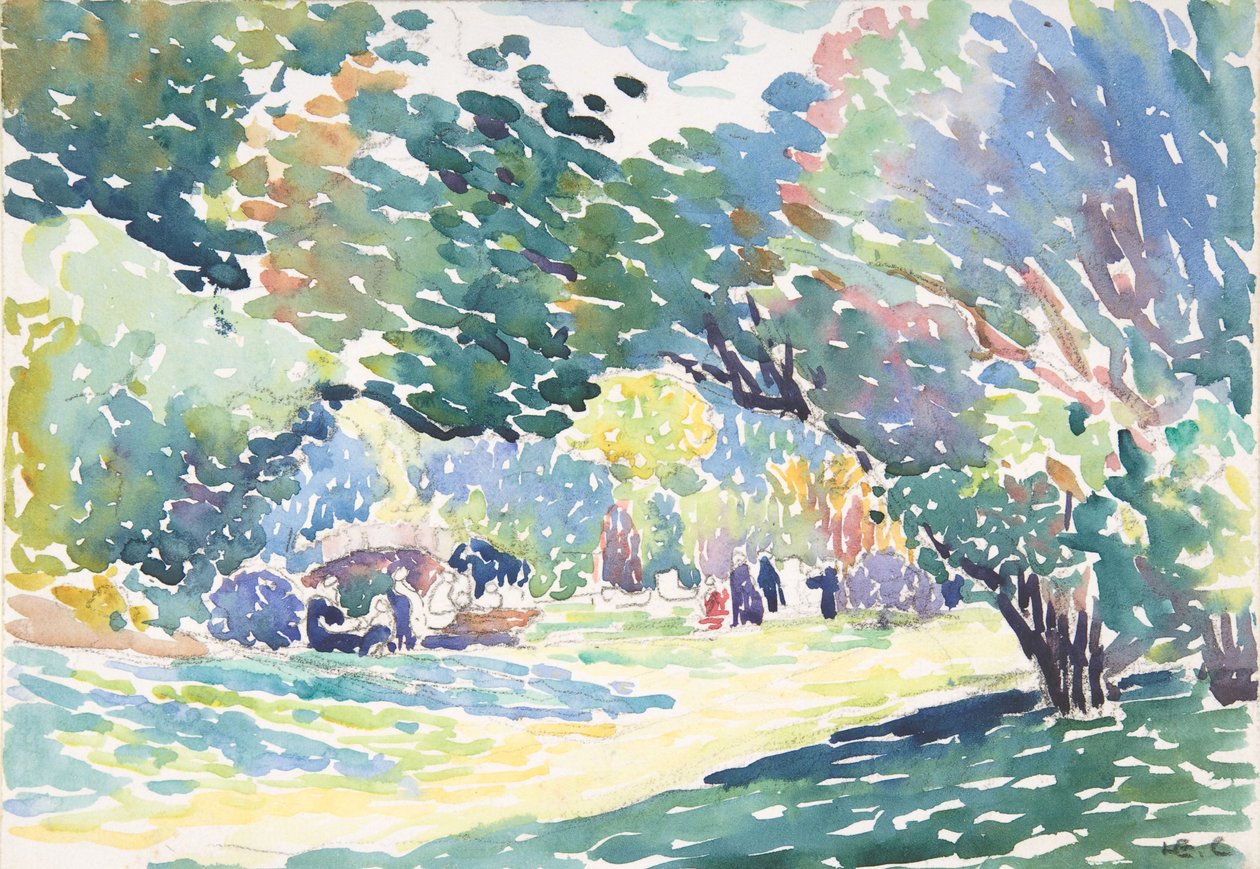 Krajina, kolem roku 1904 od Henri Edmond Cross