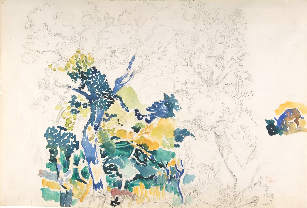 Krajina, n. d. od Henri Edmond Cross